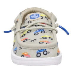 Wally Toddler Trucks - Stone/Multi -Austins Shoes Store 43688 1WC WALLYTTRUCKS STONEMULTI FRONT conversion1