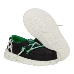 Wally Funk Toddler Sports - Black -Austins Shoes Store 43689 001 WALLYFUNKTSPORTS BLACK PAIR BOTTOM