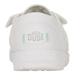 Wendy Bow Essentials - White -Austins Shoes Store 43715 100 WENDYBOWESSENTIALS WHITE BACK