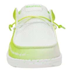 Wally Margaritaville 2 - White/Lime -Austins Shoes Store 43723 13F WALLYMARGARITAVILLE2 WHITELIME FRONT