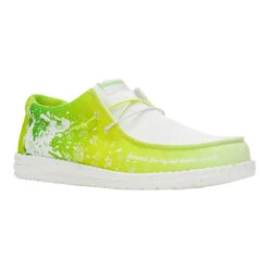 Wally Margaritaville 2 - White/Lime -Austins Shoes Store 43723 13F WALLYMARGARITAVILLE2 WHITELIME RIGHT 3QTR