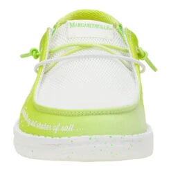 Wendy Margaritaville 2 - White/Lime -Austins Shoes Store 43724 13F WENDYMARGARITAVILLE2 WHITELIME FRONT