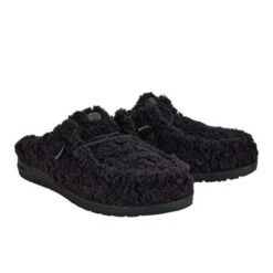 Wendy Slipper - Cozy Black/Black -Austins Shoes Store 44170 060 WENDY SLIPPER BLACK BLACK RIGHT PAIR conversion1