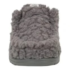 Wally Slipper - Cozy Granite Grey -Austins Shoes Store 44171 1HF WALLYSLIPPER GRANITEGREY FRONT