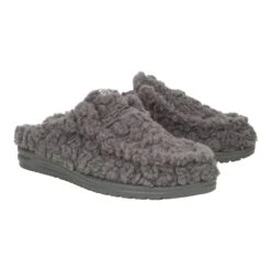 Wally Slipper - Cozy Granite Grey -Austins Shoes Store 44171 1HF WALLYSLIPPER GRANITEGREY PAIR
