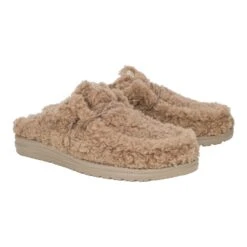 Wally Slipper - Cozy Timber Wolf -Austins Shoes Store 44171 2BI WALLYSLIPPER TIMBER PAIR