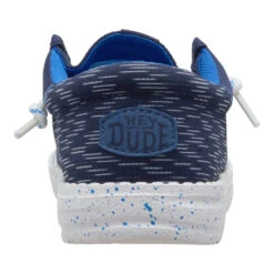 Wally Funk Youth Jersey Jacquard - Peacoat Blue/Multi -Austins Shoes Store 44184 4WX WALLYFUNKYJERSEYJACQUARD PEACOATBLUEMULTI BACK conversion1