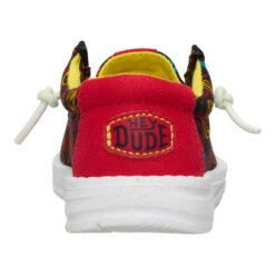 Wally Toddler Space Glow - Black/Red -Austins Shoes Store 44196 063 WALLYTSPACEGLOW BLACKRED BACK conversion1