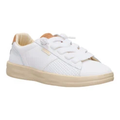 Karina Duo Classic - White/Tan -Austins Shoes Store 44234 1WT KARINADUOCLASSIC WHITETAN 3QTR conversion1