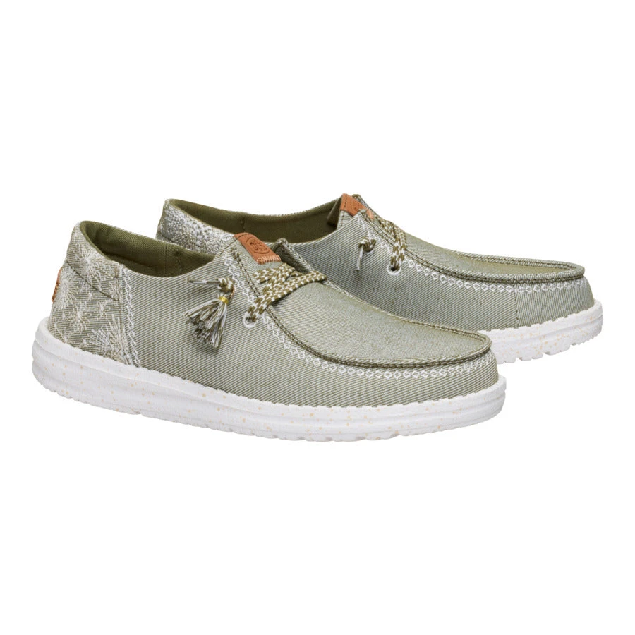 Wendy Funk Embroidered Floral - Olive 2 Wendy Funk Embroidered Floral - Olive - Image 2