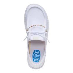 Wendy Funk Mesh Shoelry - White -Austins Shoes Store 44242 100 WENDYFUNKMESHSHOELRY WHITE TOP conversion1