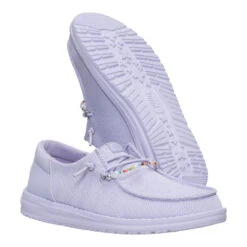 Wendy Funk Mesh Shoelry - Thistle Purple -Austins Shoes Store 44242 5CH WENDYFUNKMESHSHOELRY THISTLEPURPLE PAIR BOTTOM conversion1