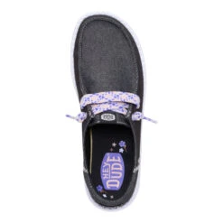 Wendy Funk Friendship Lace - Black -Austins Shoes Store 44246 001 WENDYFUNKFRIENDSHIPLACE BLACK TOP conversion1