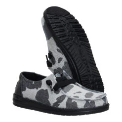 Wendy Sparkle Animal - Cow -Austins Shoes Store 44256 9B7 WENDYSPARKLEANIMAL COW PAIR BOTTOM conversion1