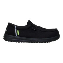 Wendy Work Comp Toe - Black/Black -Austins Shoes Store 44289 060 WENDYWORKCT BLACKBLACK RIGHT LATERAL conversion1