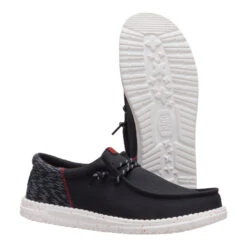 Wally Funk Jersey Jacquard - Black/Multi -Austins Shoes Store 44316 0C4 WALLYFUNKJERSEYJACQUARD BLACKMULTI PAIR BOTTOM conversion1