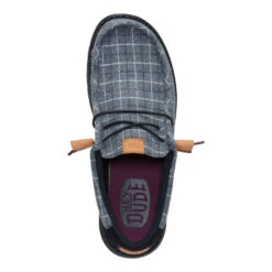 Wally Plaid Corduroy - Black/Multi -Austins Shoes Store 44326 0C4 WALLYPLAIDCORDUROY BLACKMULTI TOP conversion1
