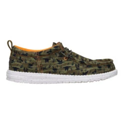 Wally Funk Duck Print - Dark Olive/Multi -Austins Shoes Store 44337 3ZZ WALLYFUNKDUCKPRINT DARKOLIVEMULTI RIGHT LATERAL conversion1