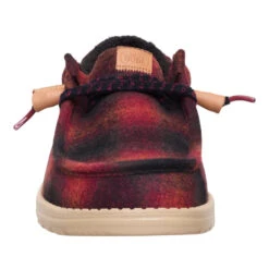Wally Cozy Plaid - Red Plaid/Black -Austins Shoes Store 44341 6RQ WALLYCOZYPLAID REDPLAIDBLACK FRONT conversion1