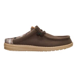 Wally Slip Cozy Plaid - Major Brown/Multi 15 Wally Slip Cozy Plaid - Major Brown/Multi -Austins Shoes Store 44342 2KH WALLYSLIPCOZYPLAID MAJORBROWNMULTI LATERAL conversion1