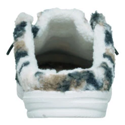 Wally Slipper Cozy Camo - White/Camo -Austins Shoes Store 44343 1D3 WALLYSLIPPERCOZYCAMO WHITECAMO BACK conversion1