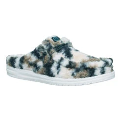 Wally Slipper Cozy Camo - White/Camo -Austins Shoes Store 44343 1D3 WALLYSLIPPERCOZYCAMO WHITECAMO RIGHT SIDE conversion1