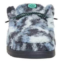 Wally Slipper Cozy Camo - Stormy Blue/Camo -Austins Shoes Store 44343 4YF WALLYSLIPPERCOZYCAMO STORMYBLUECAMO FRONT conversion1