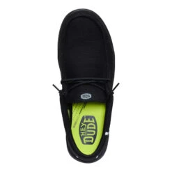Wally Work Comp Toe - Black/Black -Austins Shoes Store 44349 060 WALLYWORKCT BLACKBLACK TOP conversion1