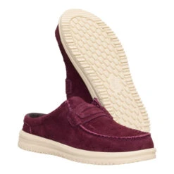Wally Nxt Mule - Fig Purple -Austins Shoes Store 44363 5CA WALLYNXTMULE FIGPURPLE PAIR BOTTOM conversion1