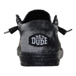 Wally Funk Skull Print - Black/Black Oyster -Austins Shoes Store 44372 0PH WALLYFUNKSKULLPRINT BLACKBLACKOYSTER BACK conversion1