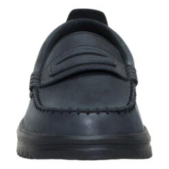 Wendy NXT Loafer Leather - Black/Black -Austins Shoes Store 44380 060 WALLYNXTLOAFERLEATHER BLACKBLACK FRONT conversion1