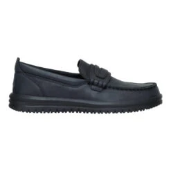 Wendy NXT Loafer Leather - Black/Black -Austins Shoes Store 44380 060 WALLYNXTLOAFERLEATHER BLACKBLACK RIGHT LATERAL conversion1