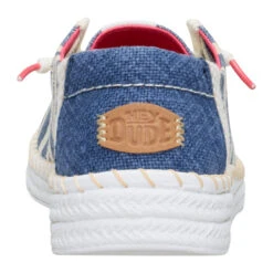 Wendy Espadrille Coast - Navy/White 11 Wendy Espadrille Coast - Navy/White -Austins Shoes Store 44415 462 WENDYESPADRILLECOAST NAVYWHITE BACK conversion1