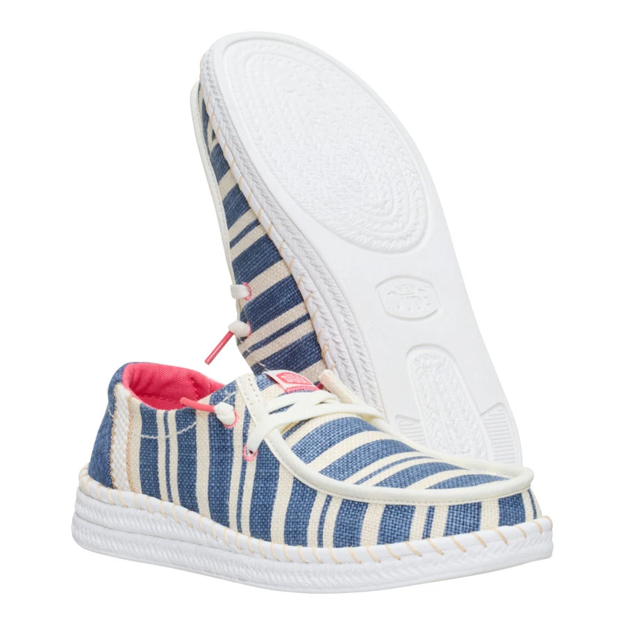 Wendy Espadrille Coast - Navy/White 3 Wendy Espadrille Coast - Navy/White - Image 3