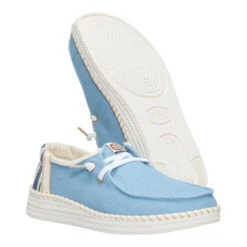 Wendy Espadrille Denim - Light Blue 9 Wendy Espadrille Denim - Light Blue -Austins Shoes Store 44416 450 WENDYESPADRILLEDENIM LIGHTBLUE PAIR BOTTOM conversion1