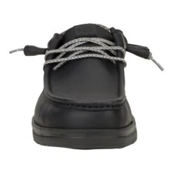 Paul Leather - Black -Austins Shoes Store 44437 001 PAULLEATHER BLACK FRONT