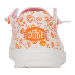 Wendy Funk Happy Hour - White/Pink -Austins Shoes Store 44440 102 WENDYFUNKCOCKTAILS WHITE PINK BACK conversion1