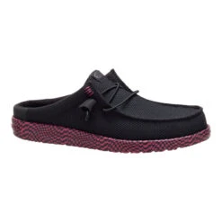 Wally Slip Warped Geo - Black/Fig Purple -Austins Shoes Store 44583 0Q5 WALLYSLIPWARPEDGEO BLACKFIGPURPLE RIGHT SIDE conversion1