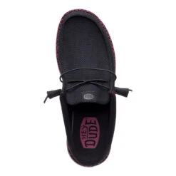 Wally Slip Warped Geo - Black/Fig Purple -Austins Shoes Store 44583 0Q5 WALLYSLIPWARPEDGEO BLACKFIGPURPLE TOP conversion1