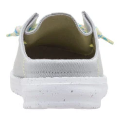 Wendy Slip Friendship Lace - Grey -Austins Shoes Store 44603 030 WENDYSLIPFRIENDSHIPLACE GREY BACK conversion1