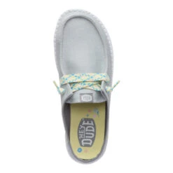 Wendy Slip Friendship Lace - Grey -Austins Shoes Store 44603 030 WENDYSLIPFRIENDSHIPLACE GREY TOP conversion1