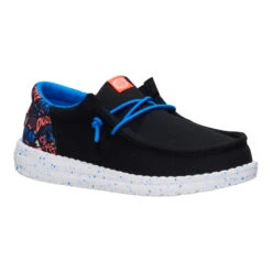 Wally Funk Youth Game On - Black/Multi -Austins Shoes Store 44608 0C4 WALLYFUNKYGAMEON BLACKMULTI RIGHT SIDE conversion1