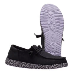 Wendy Funk Warped Geo - Black/Lilac 9 Wendy Funk Warped Geo - Black/Lilac -Austins Shoes Store 44611 04Z WENDYFUNKWARPEDGEO BLACKLILAC PAIR BOTTOM conversion1