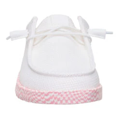 Wendy Slip Warped Geo - White/Pink Lemonade -Austins Shoes Store 44612 16C WENDYSLIPWARPEDGEO WHITEPINKLEMONADE FRONT conversion1