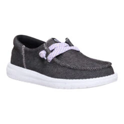 Wendy Funk Youth Friendship Lace - Black 13 Wendy Funk Youth Friendship Lace - Black -Austins Shoes Store 44616 001 WENDYFUNKYFRIENDSHIPLACE BLACK RIGHT SIDE conversion1