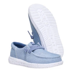 Wendy Funk Youth Friendship Lace - Navy -Austins Shoes Store 44616 410 WENDYFUNKYFRIENDSHIPLACE NAVY PAIR BOTTOM conversion1