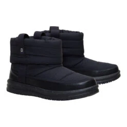 Austins Shoes Store -Austins Shoes Store 44622 060 CAMDENCUFFNYLONQUILT BLACKBLACK PAIR conversion1