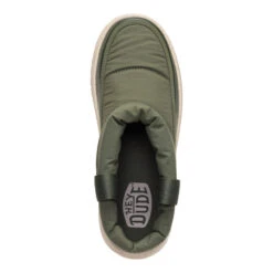 Camden Cuff Nylon Quilt - Dark Olive -Austins Shoes Store 44622 3AW ALT120 conversion1
