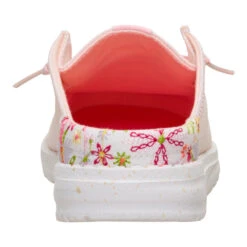 Wendy Slip Embroidered Floral - Pale Pink -Austins Shoes Store 44629 6ZZ WENDYSLIP EMBROIDEREDFLORAL PALEPINK BACK conversion1