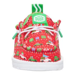 Lildude Holiday Sweater - Red/Green 11 Lildude Holiday Sweater - Red/Green -Austins Shoes Store 44641 6ZI LILDUDEHOLIDAYSWEATER REDGREEN FRONT conversion1
